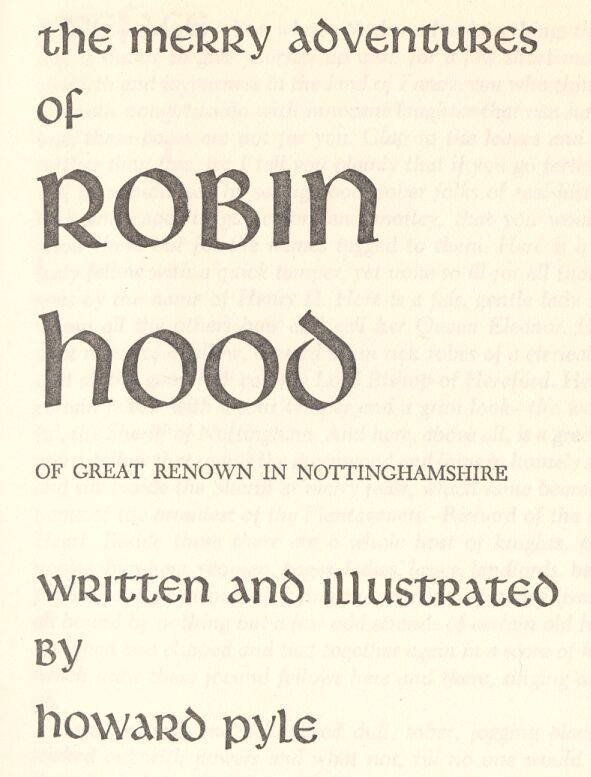 Cover for The Merry Adventures of Robin Hood